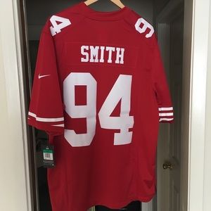 49ers Justin Smith #94 Nike Limited Jersey.